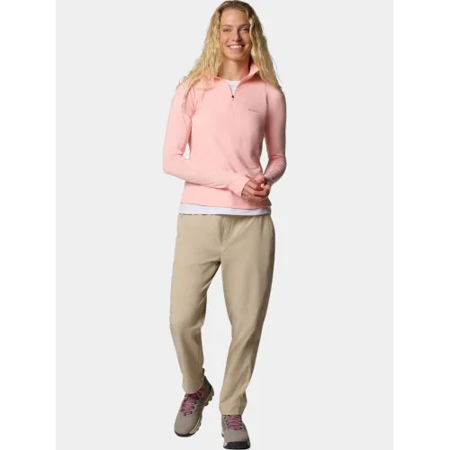 Columbia Weekend Ascent Half Zip Női Sport felső 669-Pink Sand
