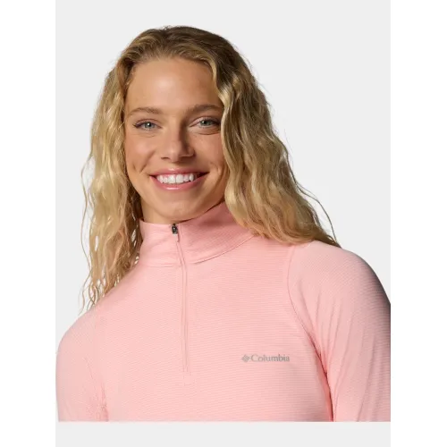 Columbia Weekend Ascent Half Zip Női Sport felső 669-Pink Sand