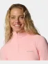 Columbia Weekend Ascent Half Zip Női Sport felső 669-Pink Sand