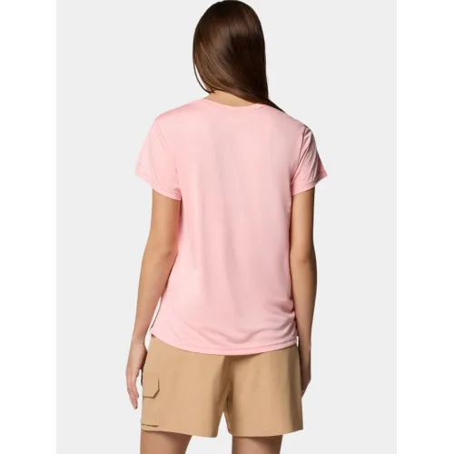 Columbia BlueVista Hill SS Crew Női Sport felső 669-Pink Sand