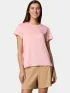 Columbia BlueVista Hill SS Crew Női Sport felső 669-Pink Sand