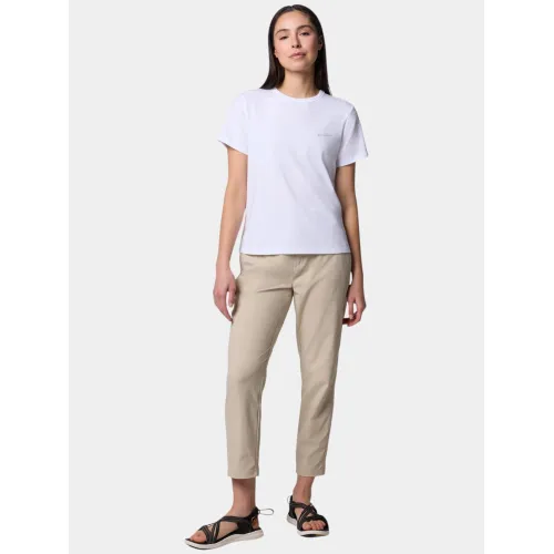 Columbia Sun Trek Short Sleeve II Női Fitness felső 100-White