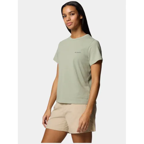 Columbia Sun Trek Short Sleeve II Női Fitness felső 348-Safari