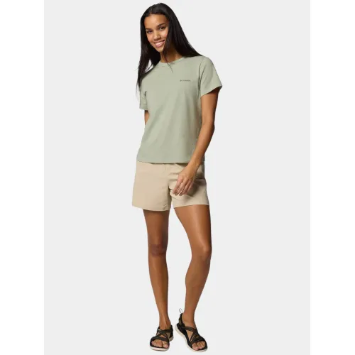 Columbia Sun Trek Short Sleeve II Női Fitness felső 348-Safari