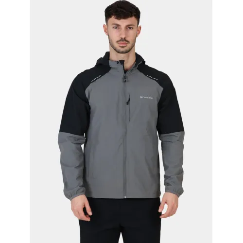 Columbia Columbia Tech Nylon Hoodie Férfi Futókabát 023-Black