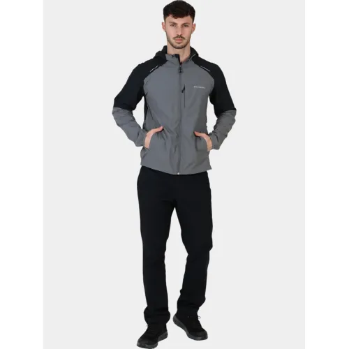 Columbia Columbia Tech Nylon Hoodie Férfi Futókabát 023-Black