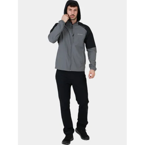 Columbia Columbia Tech Nylon Hoodie Férfi Futókabát 023-Black