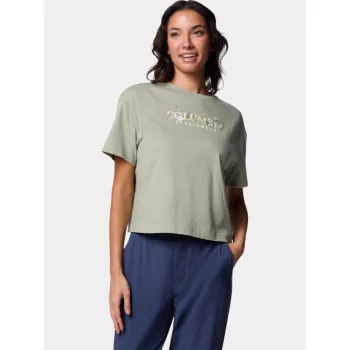 Columbia Rolling Bend Graphic Relaxed Crop Short Sleeve Shirt Columbia Rolling Bend Graphic Relaxed Crop Short Sleeve Shirt