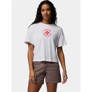 Columbia Rolling Bend Graphic Relaxed Crop Short Sleeve Shirt