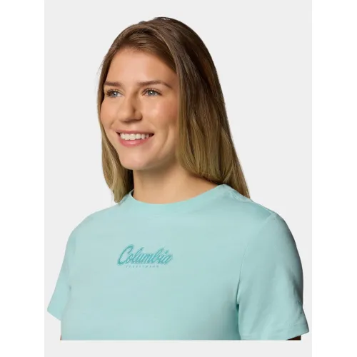 Columbia Rolling Bend Graphic Short Sleeve Shirt Női Póló 325-Spray