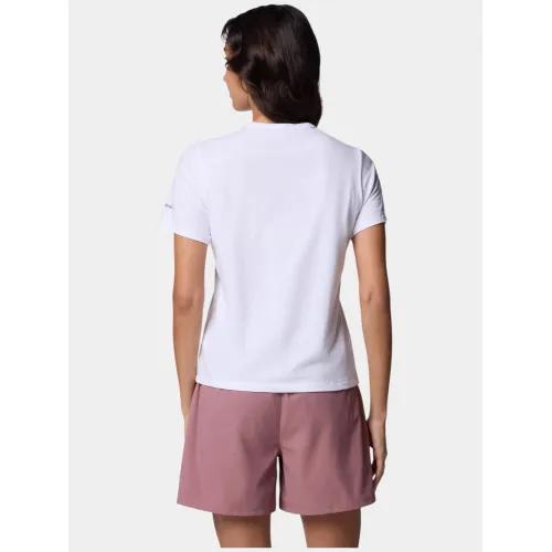 Columbia Sun Trek Graphic Short Sleeve III Női Fitness felső 102-White