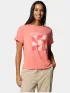 Columbia Sun Trek Graphic Short Sleeve III Női Fitness felső 685-Alpenglow