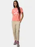 Columbia Sun Trek Graphic Short Sleeve III Női Fitness felső 685-Alpenglow