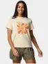 Columbia Sun Trek Graphic Short Sleeve III Női Fitness felső 759-Lemon Wash