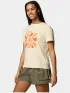 Columbia Sun Trek Graphic Short Sleeve III Női Fitness felső 759-Lemon Wash