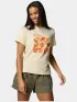 Columbia Sun Trek Graphic Short Sleeve III Női Fitness felső 759-Lemon Wash