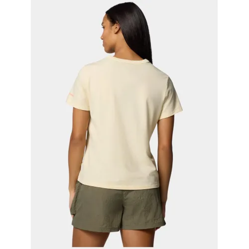 Columbia Sun Trek Graphic Short Sleeve III Női Fitness felső 759-Lemon Wash