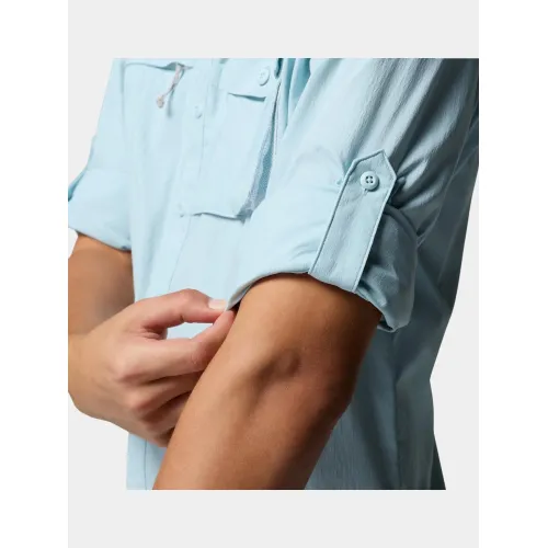 Columbia Wild Cast Long Sleeve Shirt Férfi Ing 482-Marine Light