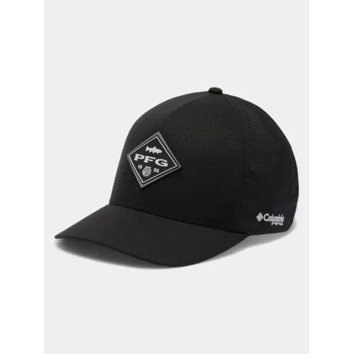 Columbia PFG Island Angler Stretch Fit Ball Cap Férfi Baseball sapka 010-Black