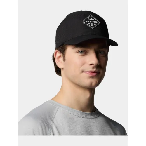 Columbia PFG Island Angler Stretch Fit Ball Cap Férfi Baseball sapka 010-Black