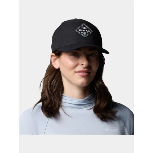 Columbia PFG Island Angler Stretch Fit Ball Cap Férfi Baseball sapka 010-Black