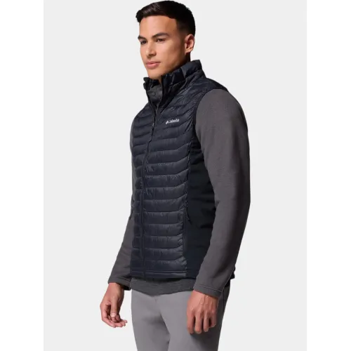 Columbia Powder Pass Hybrid Vest Férfi Mellény 010-Black