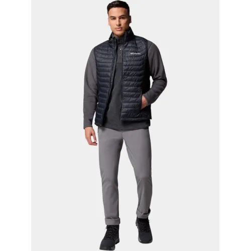Columbia Powder Pass Hybrid Vest Férfi Mellény 010-Black