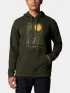 Columbia Beaumount Graphic Hoodie Férfi Pulóver 367-Greenscape