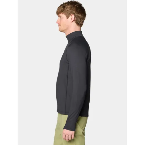 Mountain Hardwear Crater Lake Heavyweight Half Zip Férfi Polár, Softshell, Középréteg 010-Black