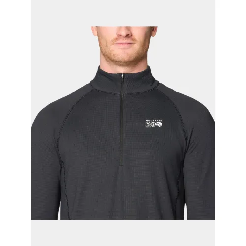 Mountain Hardwear Crater Lake Heavyweight Half Zip Férfi Polár, Softshell, Középréteg 010-Black