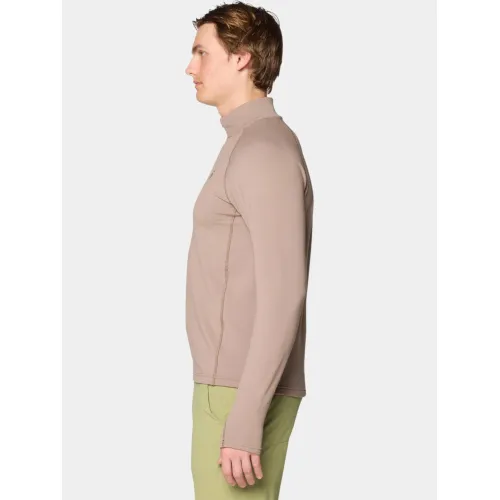 Mountain Hardwear Crater Lake Heavyweight Half Zip Férfi Polár, Softshell, Középréteg 244-Wild Taupe