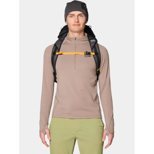 Mountain Hardwear Crater Lake Heavyweight Half Zip Férfi Polár, Softshell, Középréteg 244-Wild Taupe