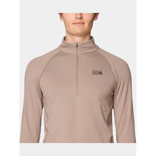 Mountain Hardwear Crater Lake Heavyweight Half Zip Férfi Polár, Softshell, Középréteg 244-Wild Taupe