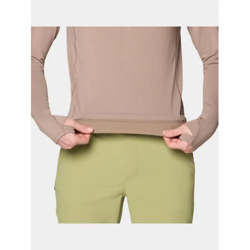 Mountain Hardwear Crater Lake Heavyweight Half Zip Férfi Polár, Softshell, Középréteg 244-Wild Taupe