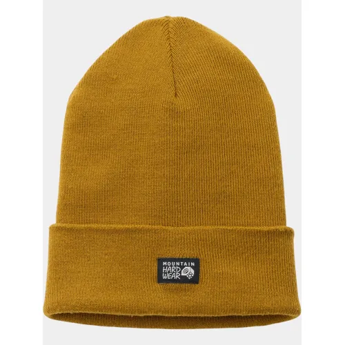 Mountain Hardwear Logo Cuff Beanie Férfi Sapka, kalap 255-Olive Gold