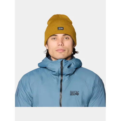 Mountain Hardwear Logo Cuff Beanie Férfi Sapka, kalap 255-Olive Gold