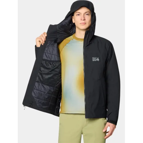 Mountain Hardwear Stretch Ozonic Insulated Jacket Férfi Túrakabát 010-Black