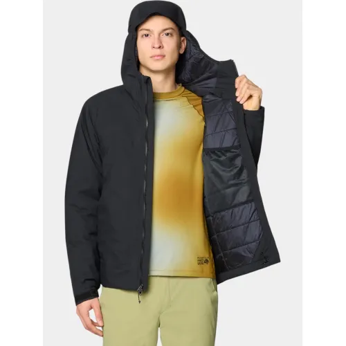 Mountain Hardwear Stretch Ozonic Insulated Jacket Férfi Túrakabát 010-Black