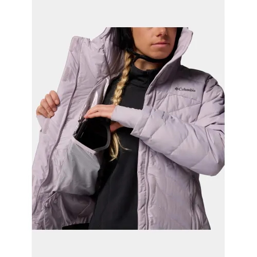 Columbia Lay D Down V Jacket Női Utcai Kabát 551-Lavender Pearl