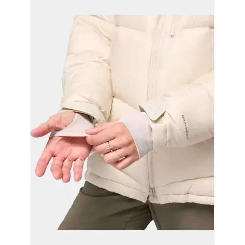 Columbia Cloudview Down Hooded Jacket Női Utcai Kabát 278-Dark Stone