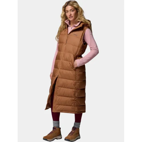 Columbia Pike Lake II Long Vest Női Mellény 224-Camel Brown