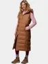Columbia Pike Lake II Long Vest Női Mellény 224-Camel Brown