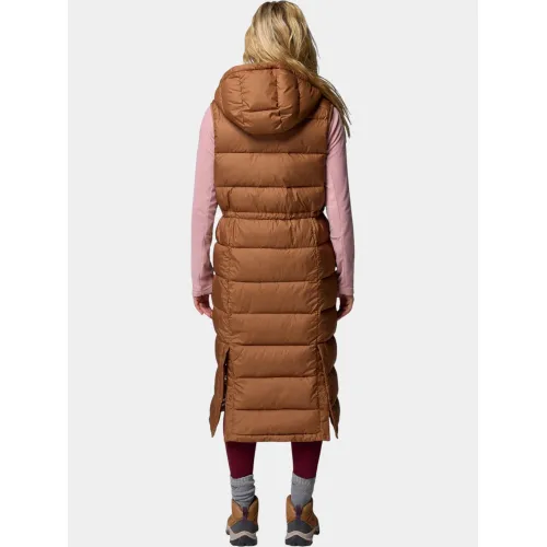 Columbia Pike Lake II Long Vest Női Mellény 224-Camel Brown