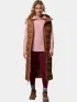 Columbia Pike Lake II Long Vest Női Mellény 224-Camel Brown