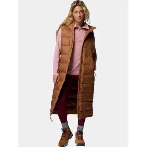 Columbia Pike Lake II Long Vest Női Mellény 224-Camel Brown