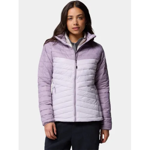 Columbia Powder Pass Jacket Női Utcai Kabát 551-Lavender Pearl