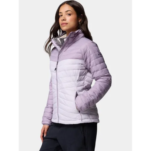 Columbia Powder Pass Jacket Női Utcai Kabát 551-Lavender Pearl