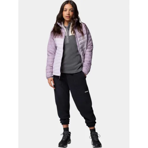 Columbia Powder Pass Jacket Női Utcai Kabát 551-Lavender Pearl