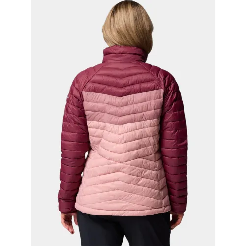Columbia Powder Pass Jacket Női Utcai Kabát 659-Eraser Pink