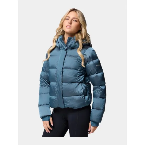 Columbia Amaze Puff Hooded Jacket Női Utcai Kabát 429-Everblue